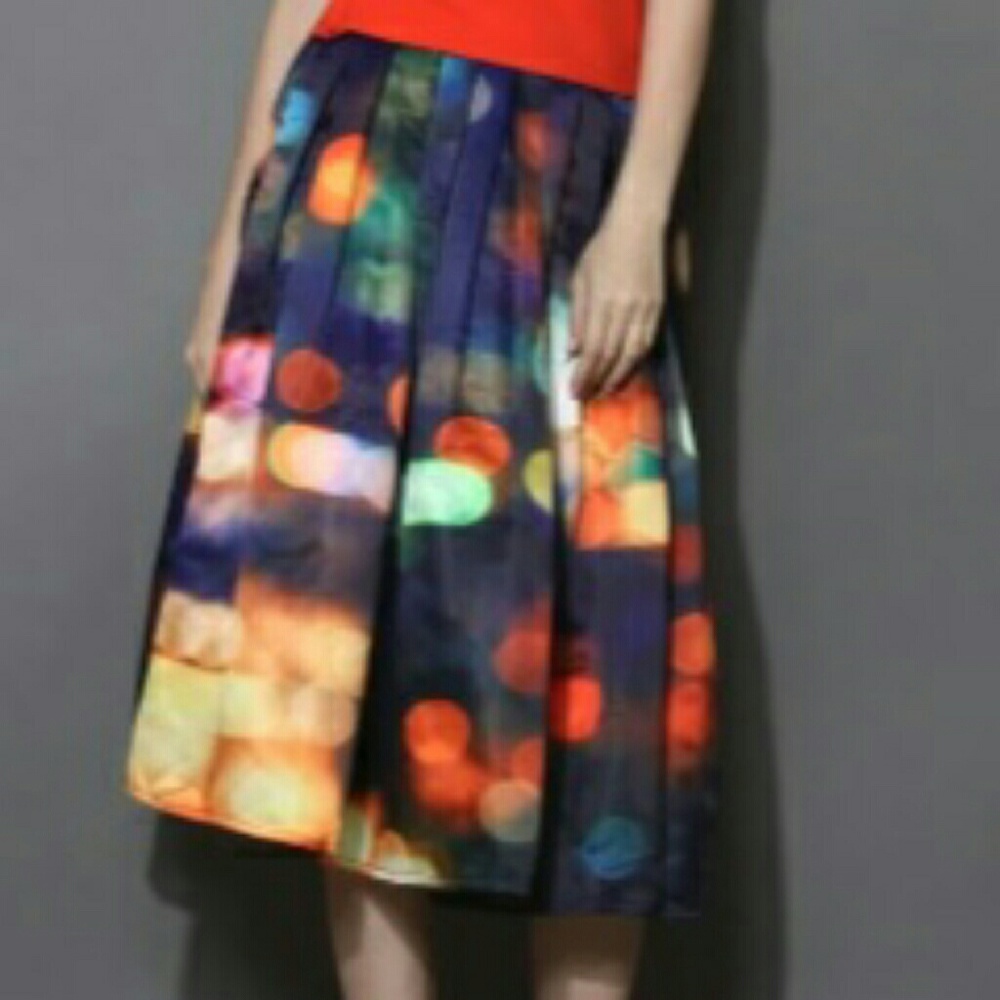 Chicwish neon lights skirt